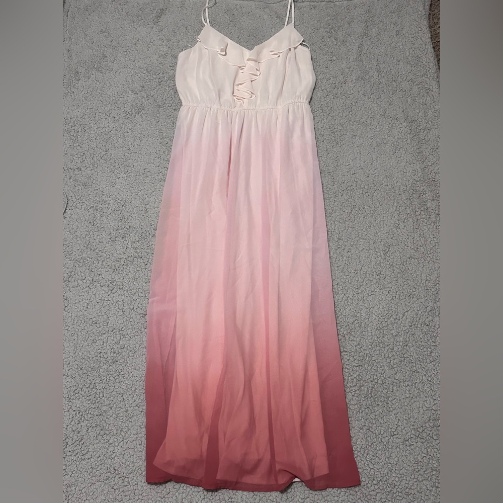 LC Lauren Conrad Pink Ombre Maxi Dress